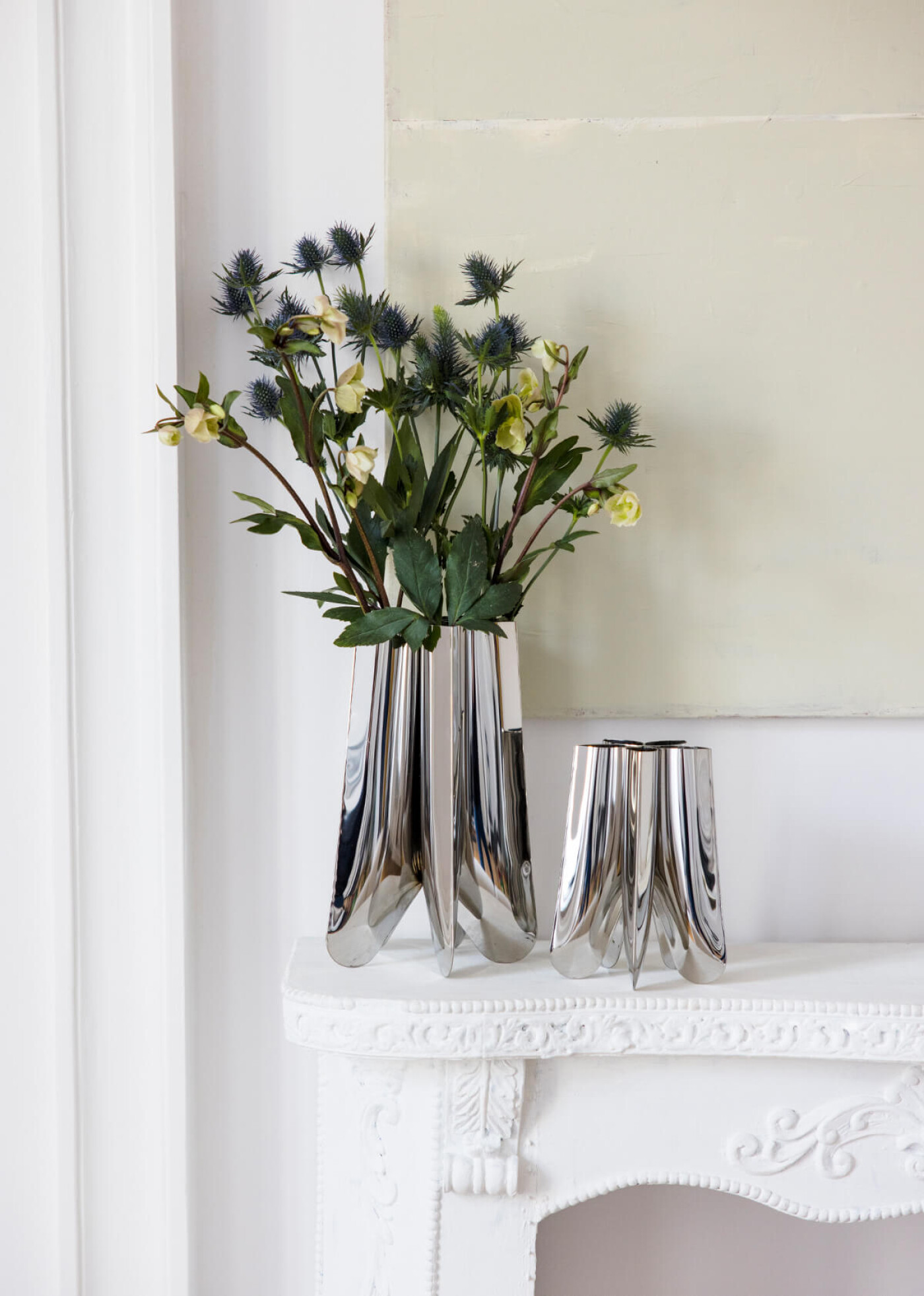 Rotation Vase 30 Inox Polished