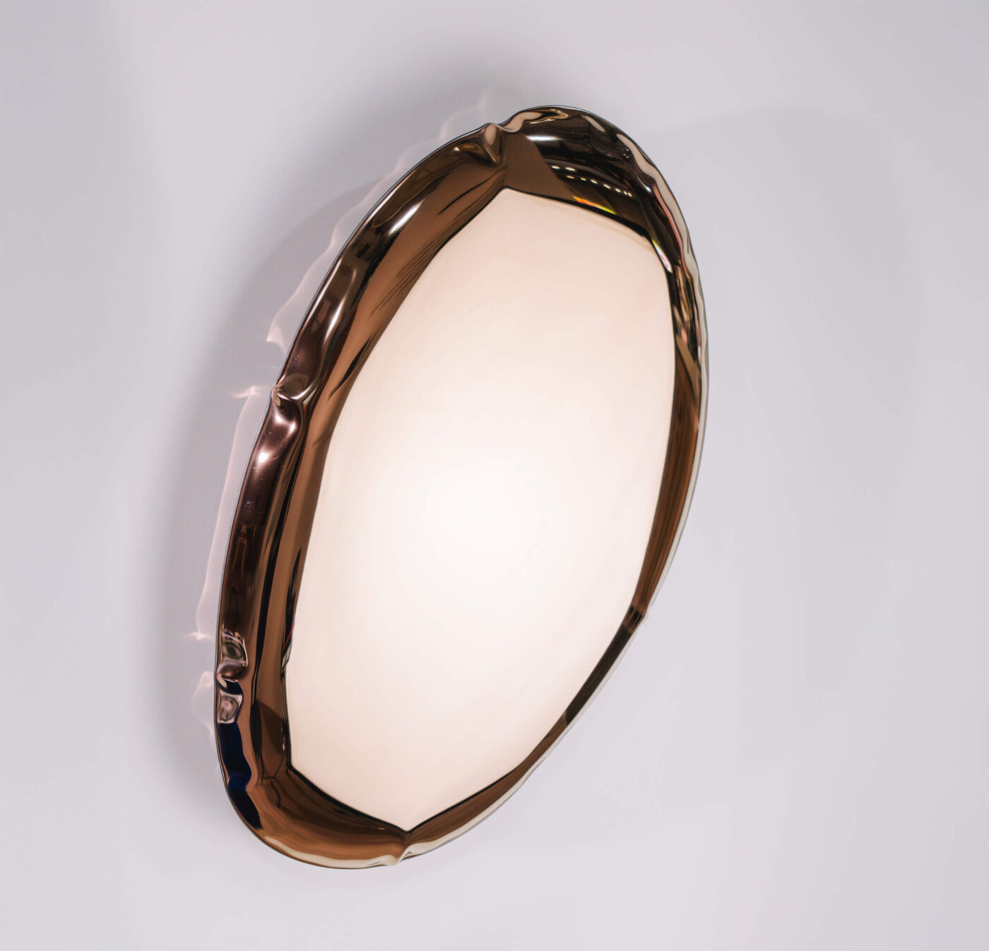 Tafla O mirror, colour: copper gold