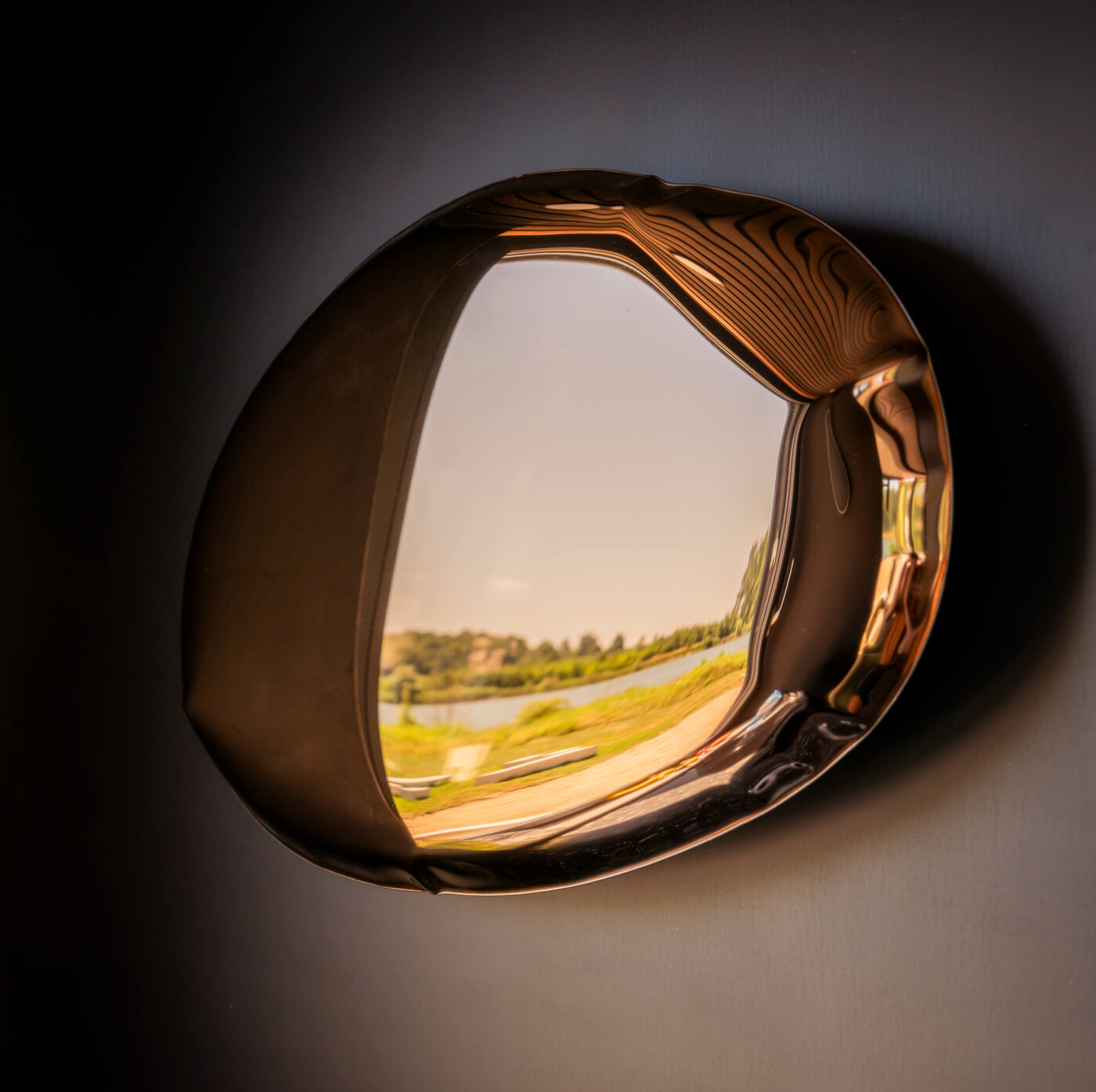 Tafla mirror, colour: copper gold
