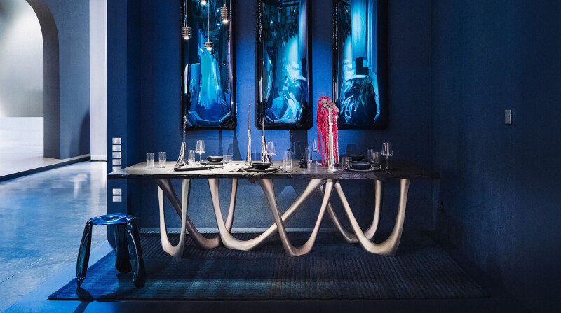 Zieta's g-table, plopp and tafla q mirror