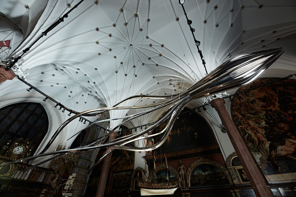 Kraken Oskar Zięta Sculpture Rzeźba Dwór Artusa Gdańsk