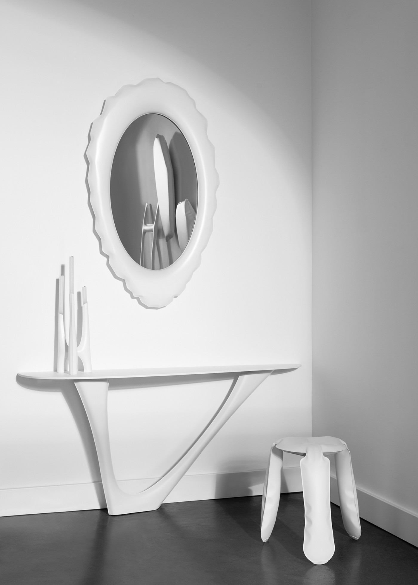Plopp Standard White Matt 9010 Alum
