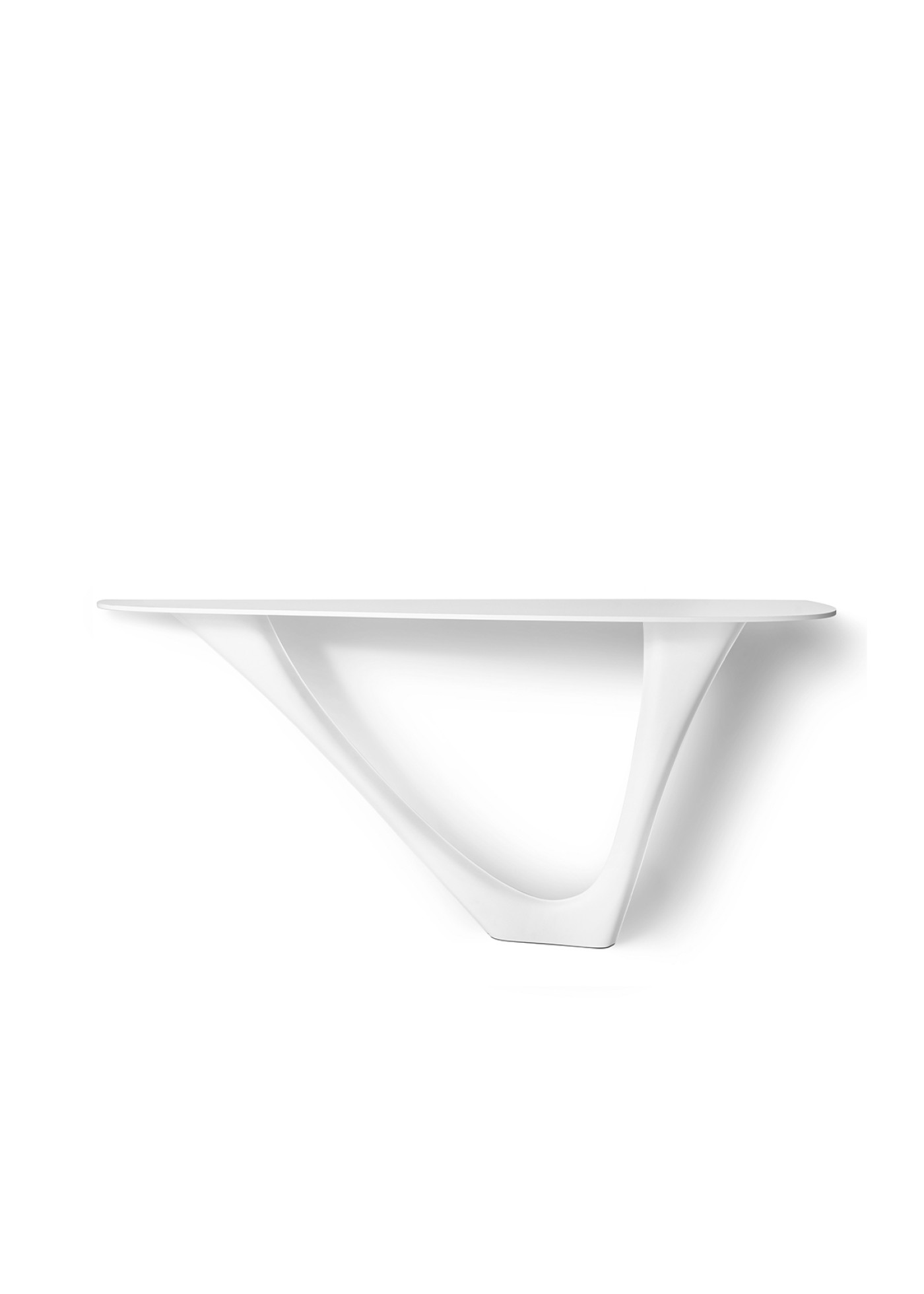 G-Console Mono Left Steel White Mat