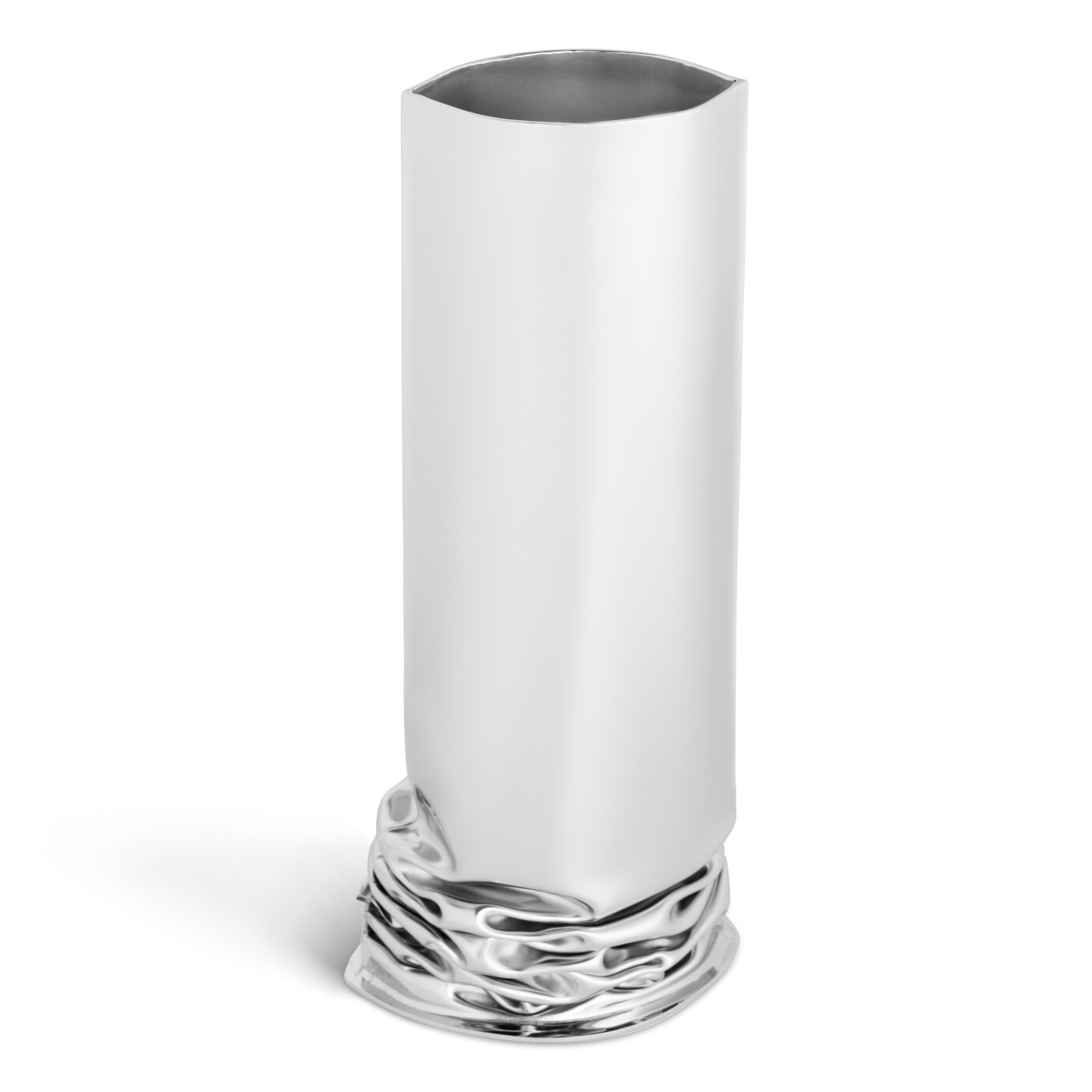 Crash Vase 35 Inox Polished