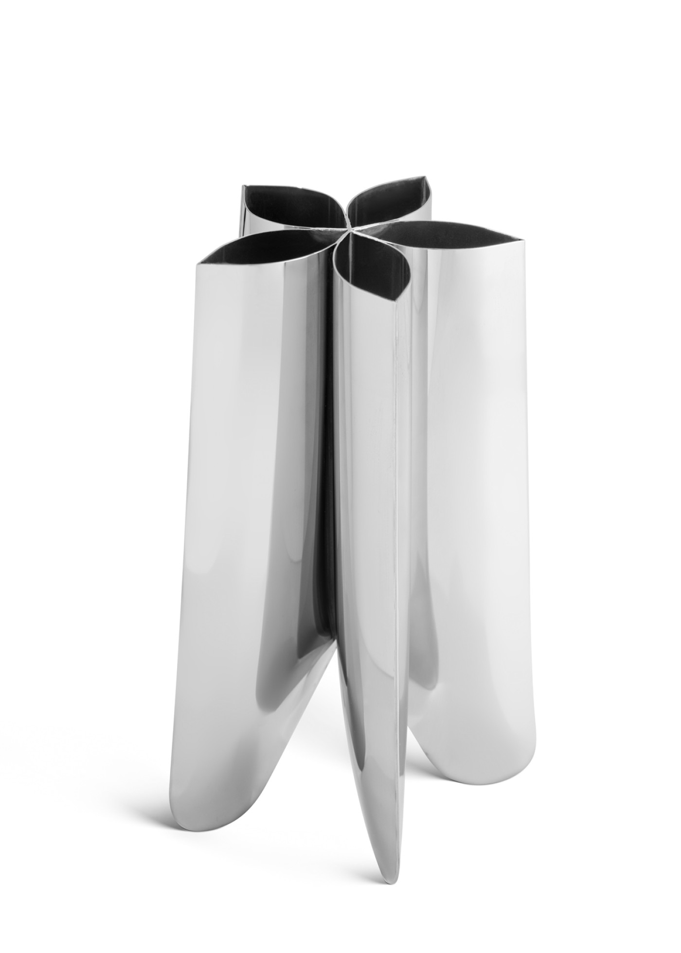 Rotation Vase 30 Inox Polished