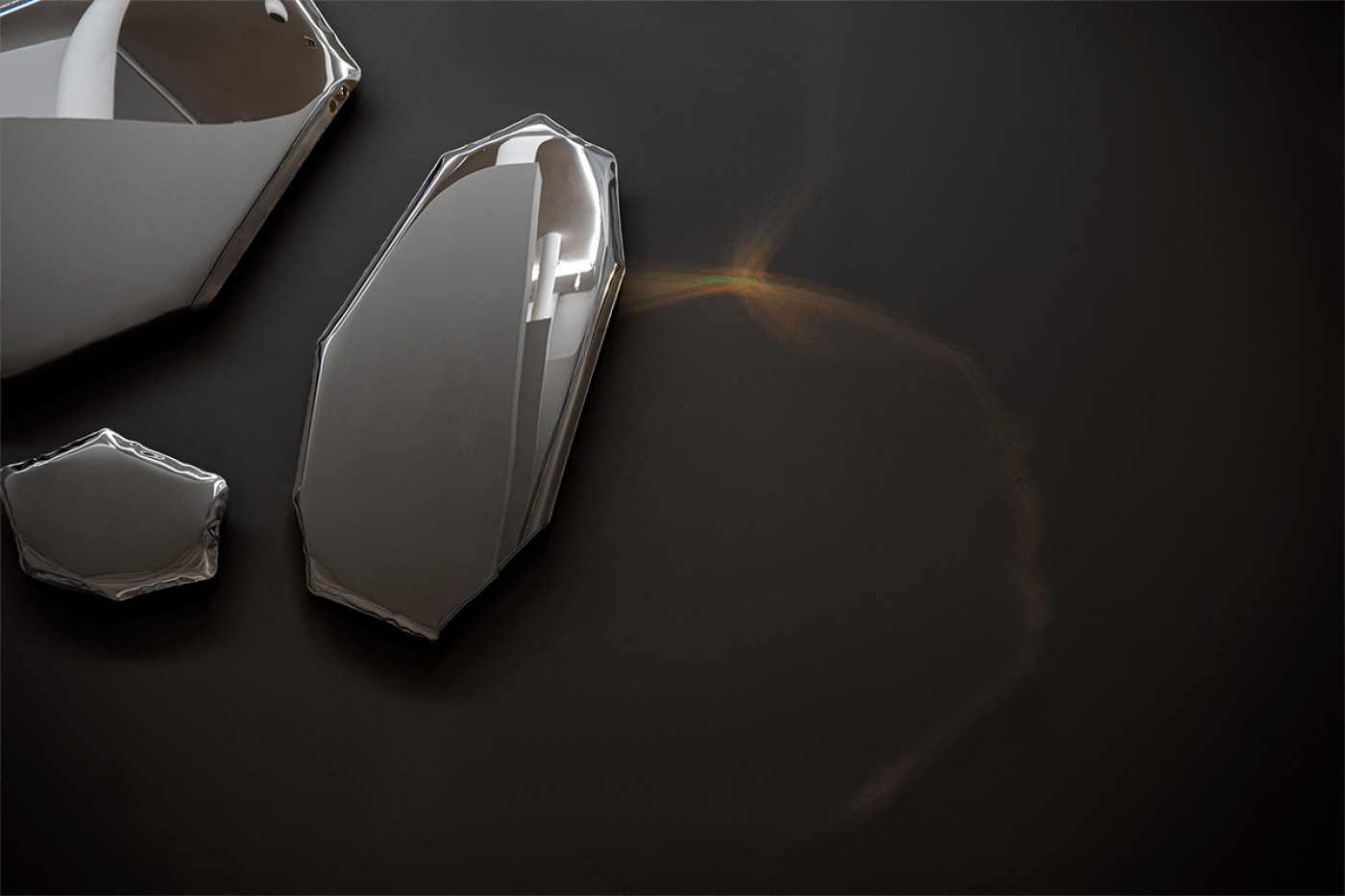 abstract photo of steel mirror by zieta studio