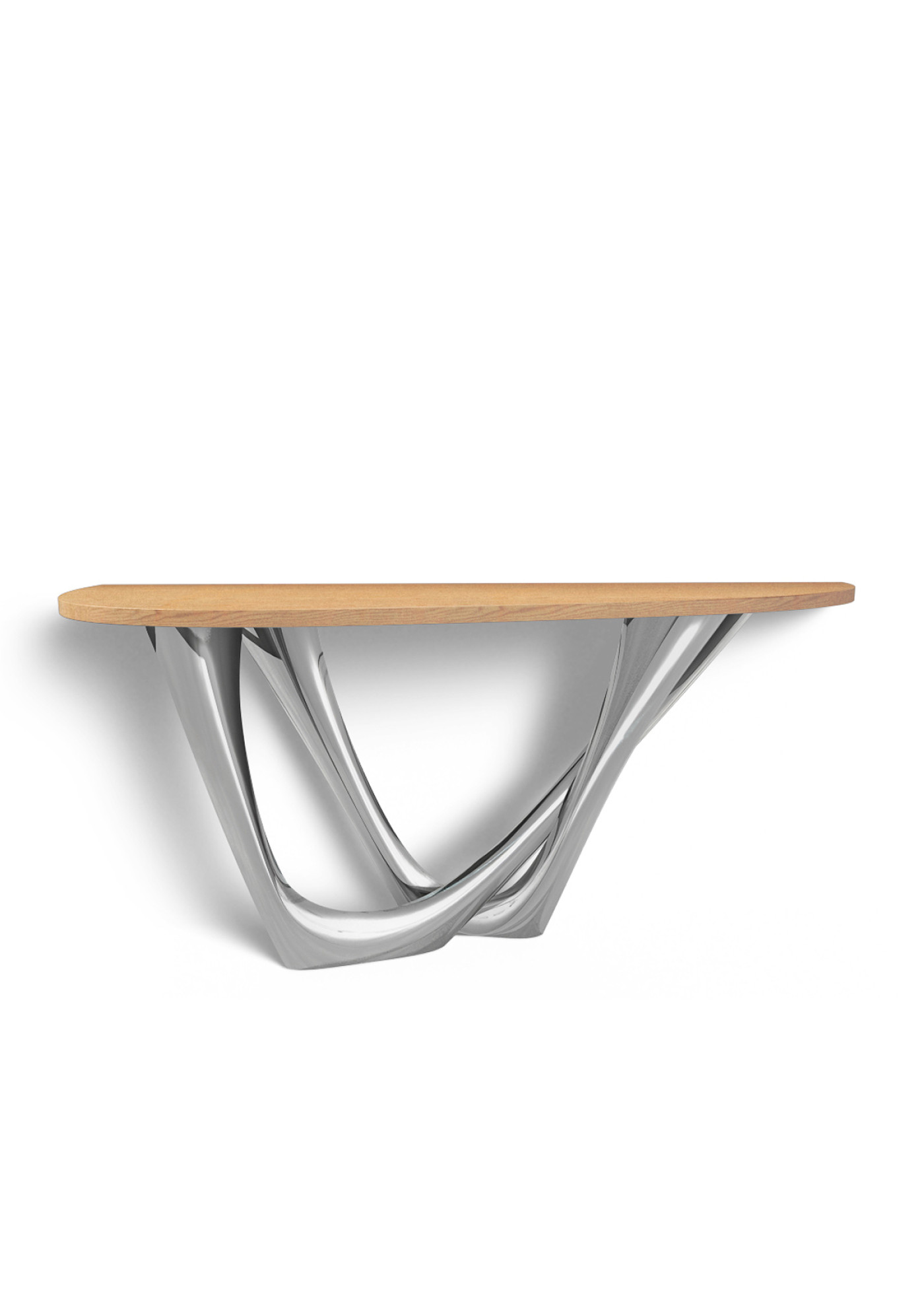 G-Console Duo Right Light Oak Inox
